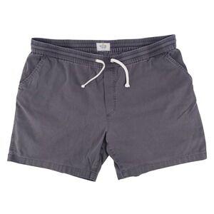 Marine Layer Men's XXL 6" Saturday‎ Beach Short Drawstring Faded Black Gray